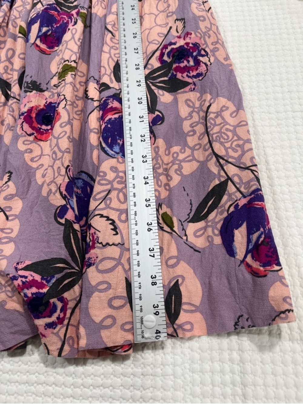 Boden Floral Midi Dress 6 Wedding Guest Tea Garden Party Sleeveless pocket - Picture 10 of 11